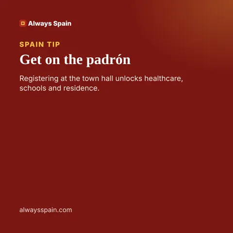 Get on the padrón